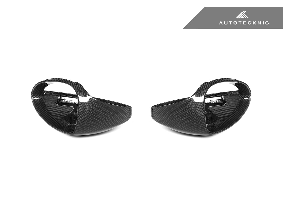 AutoTecknic Replacement Carbon Fiber Mirror Covers - Porsche 718 Cayman | Boxster - 6