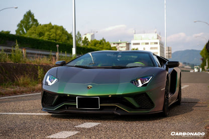 Carbonado Aero Autoclave Carbon Fiber Front Lip Carbonado OEM | 2017-2021 Lamborghini Aventador LP740 Coupe/Roadster