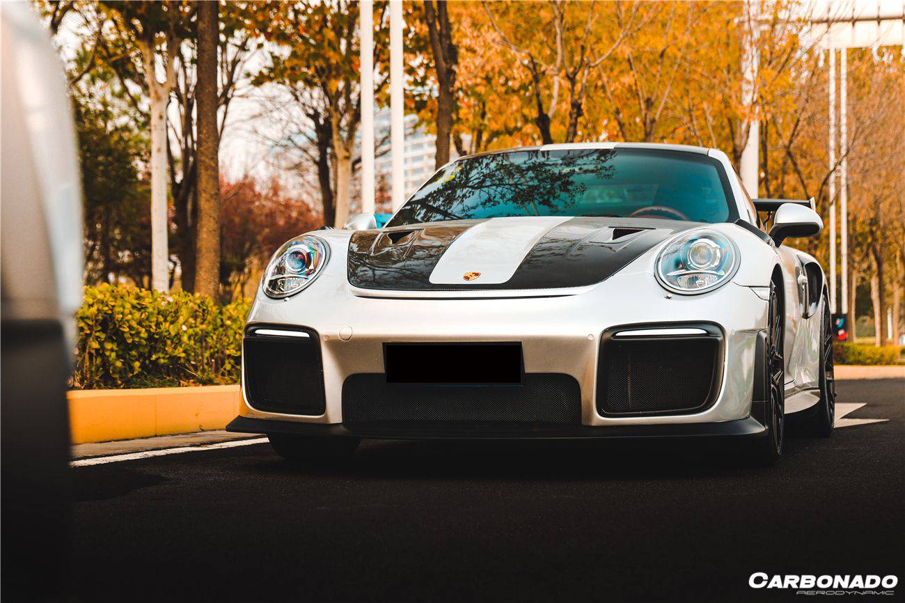 Parachoques delantero estilo Porsche 911 991.1 Carrera Targa S 4 4s GT3 Convertible Carbonado 2012-2015