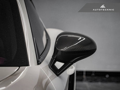AutoTecknic Replacement Carbon Fiber Mirror Covers - Porsche 718 Cayman | Boxster - 3