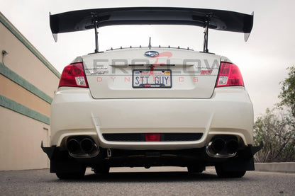 Extensión de faldón trasero Aeroflow Dynamics para Subaru WRX/STI 2008-2014 (V2) (Sedán)