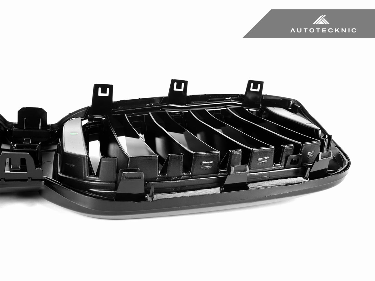 Parrilla delantera AutoTecknic de doble lama en negro brillante - G01 X3 | G02 X4 LCI