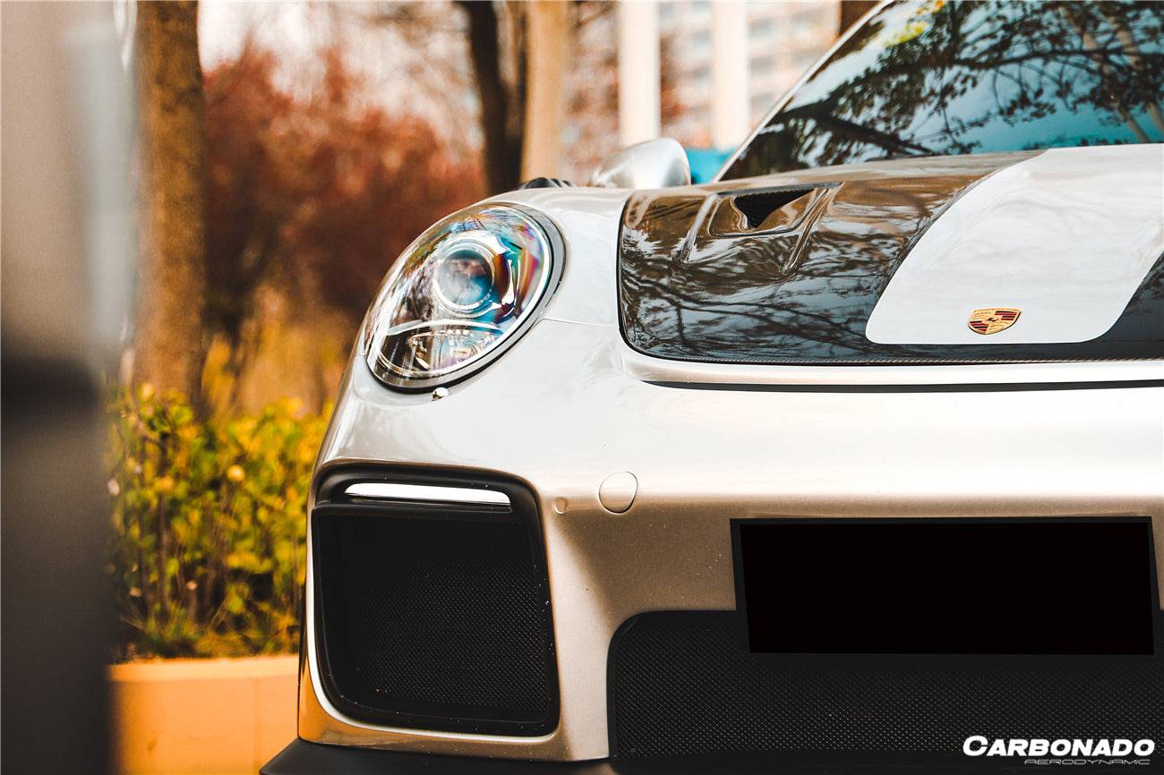 Parachoques delantero estilo Porsche 911 991.1 Carrera Targa S 4 4s GT3 Convertible Carbonado 2012-2015