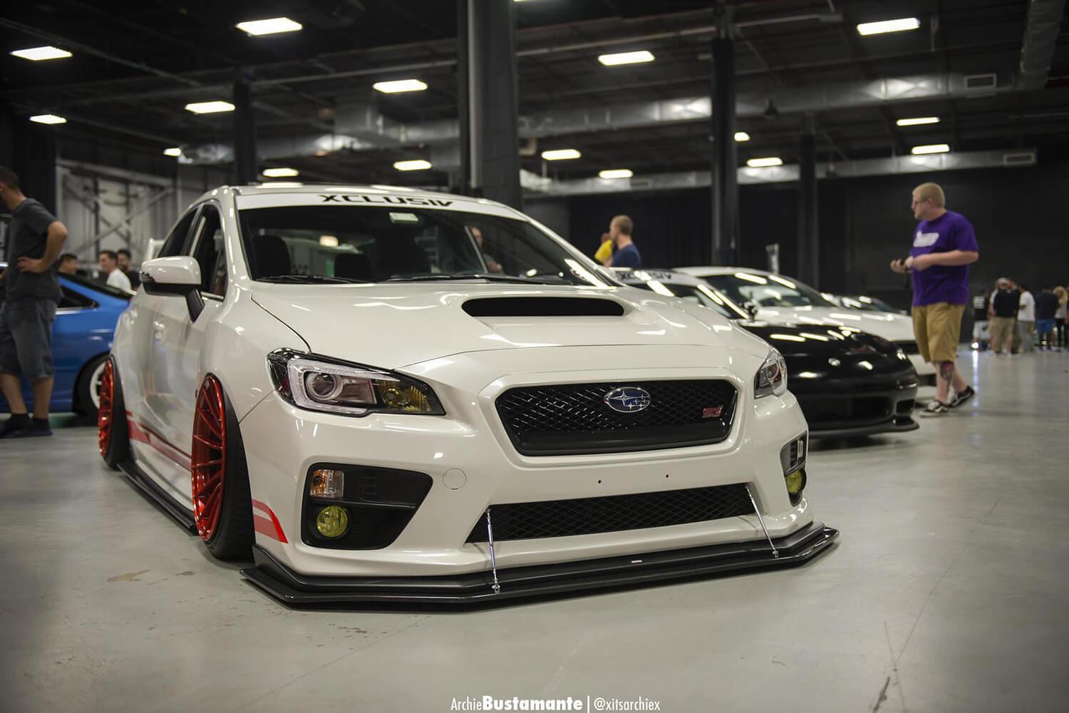 Divisor de fibra de carbono para Subaru WRX/STI 2015-2021 con dinámica de flujo de aire