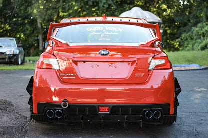 Canards de parachoques trasero Aeroflow Dynamics V1 (Subaru WRX/STI 2015-2021)