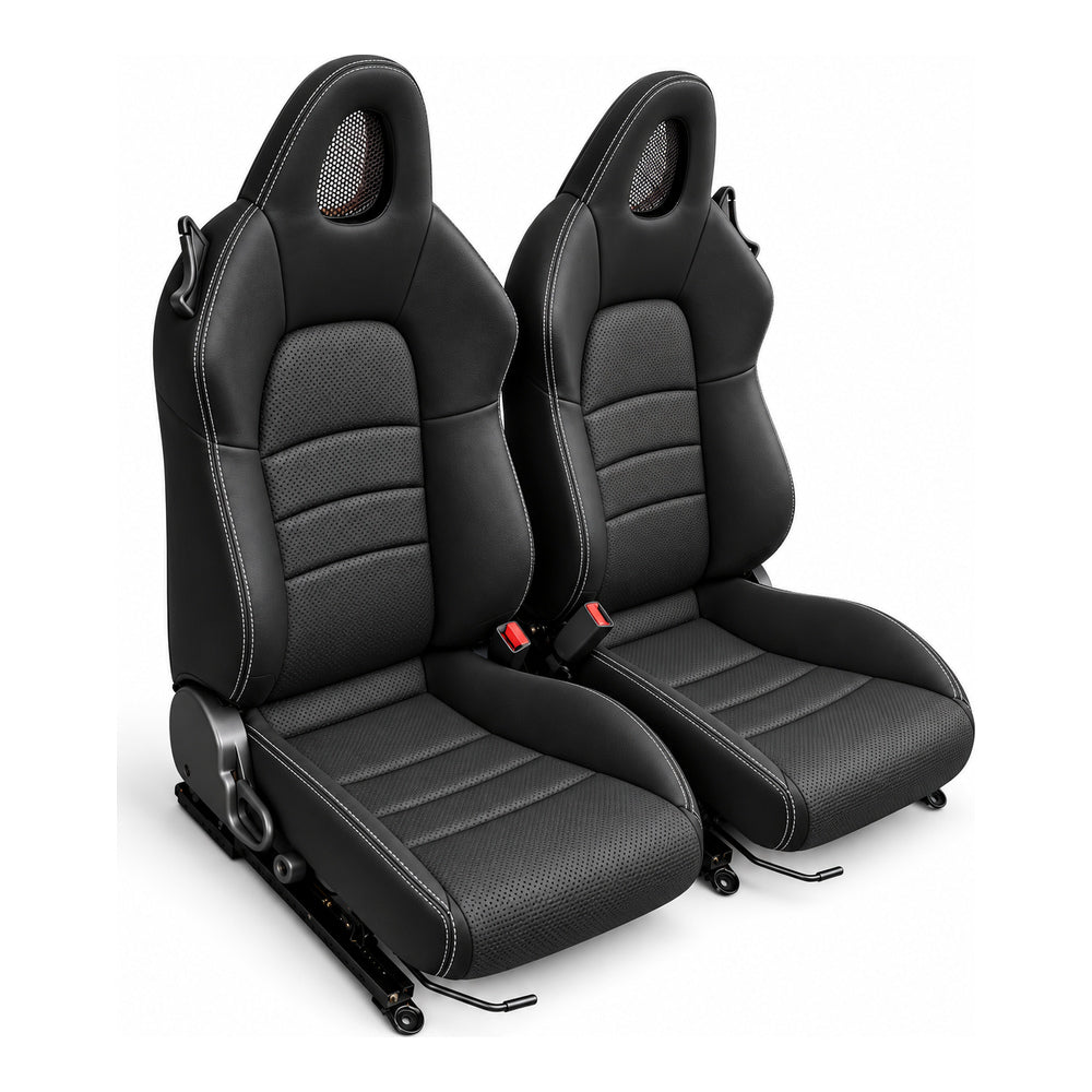 JDMuscle [00-05 S2000] OEM+ Custom Seats (JDM-S2K-SEAT#BSBSB)