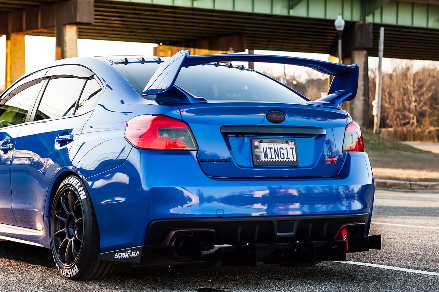 Aeroflow Dynamics Rear Diffuser V2 (2015-2021 Subaru WRX/STI) - 7