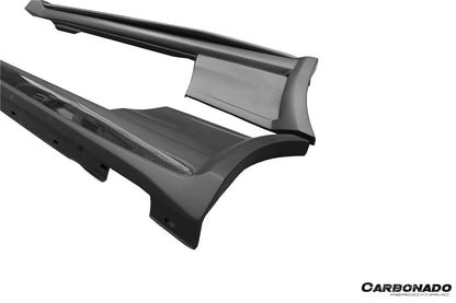 Carbonado 2012-2014 Mercedes Benz W204 C63 AMG Coupe BKSS Style Wide Full Body Kit