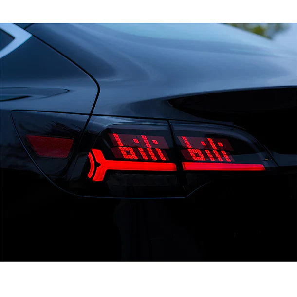NTXGlow Smoked Matrix Style Tail Lights (2017+ Tesla Model 3 And Y)