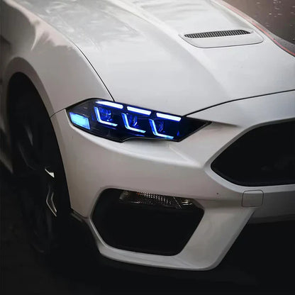 NTXGlow RGB Headlights S650 Style | 2018-2023 Ford Mustang