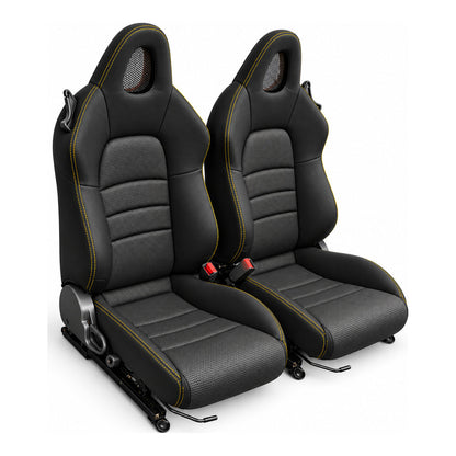 JDMuscle [00-05 S2000] OEM+ Custom Seats (JDM-S2K-SEAT#BSBSB)
