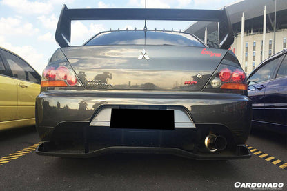 Carbonado VTX Carbon Fiber Rear Diffuser | 2003-2006 Mitsubishi Evo 7/8/9
