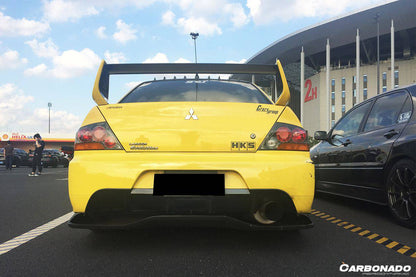 Carbonado VTX Carbon Fiber Rear Diffuser | 2003-2006 Mitsubishi Evo 7/8/9