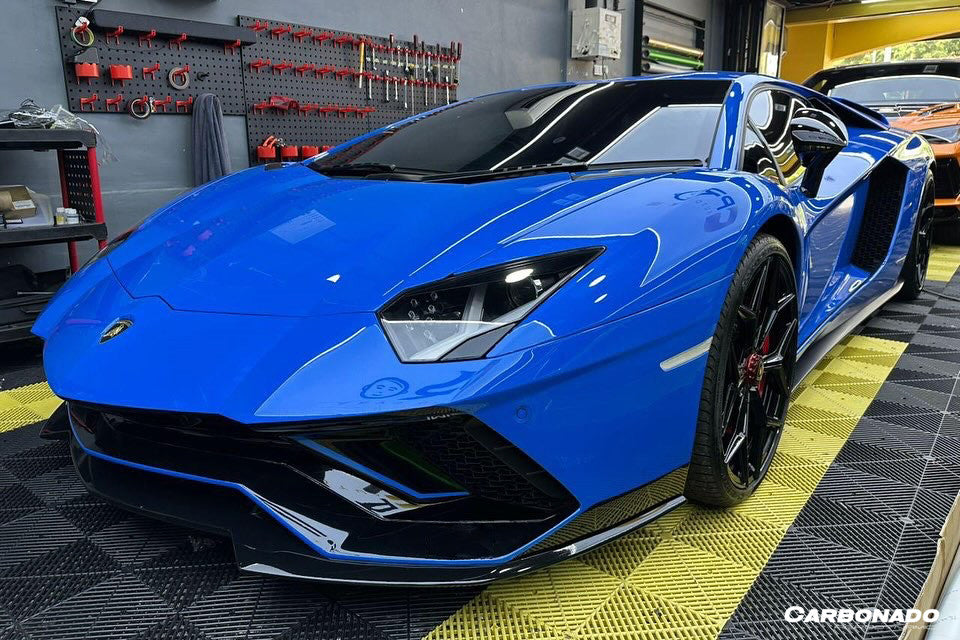 Carbonado Aero Autoclave Carbon Fiber Front Lip Carbonado OEM | 2017-2021 Lamborghini Aventador LP740 Coupe/Roadster