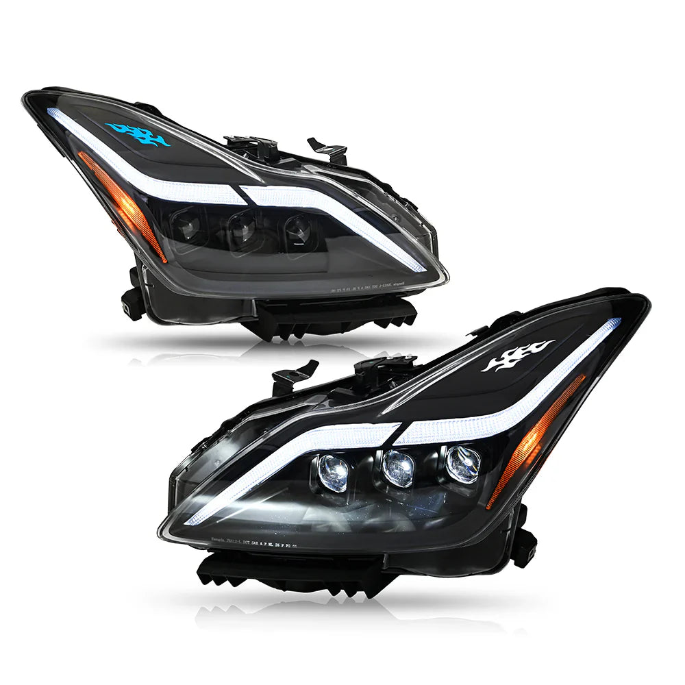 NTXGlow Gtr Style Headlights (2008-2013 Infiniti G37 Coupe)