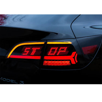 NTXGlow Smoked Matrix Style Tail Lights (2017+ Tesla Model 3 And Y)