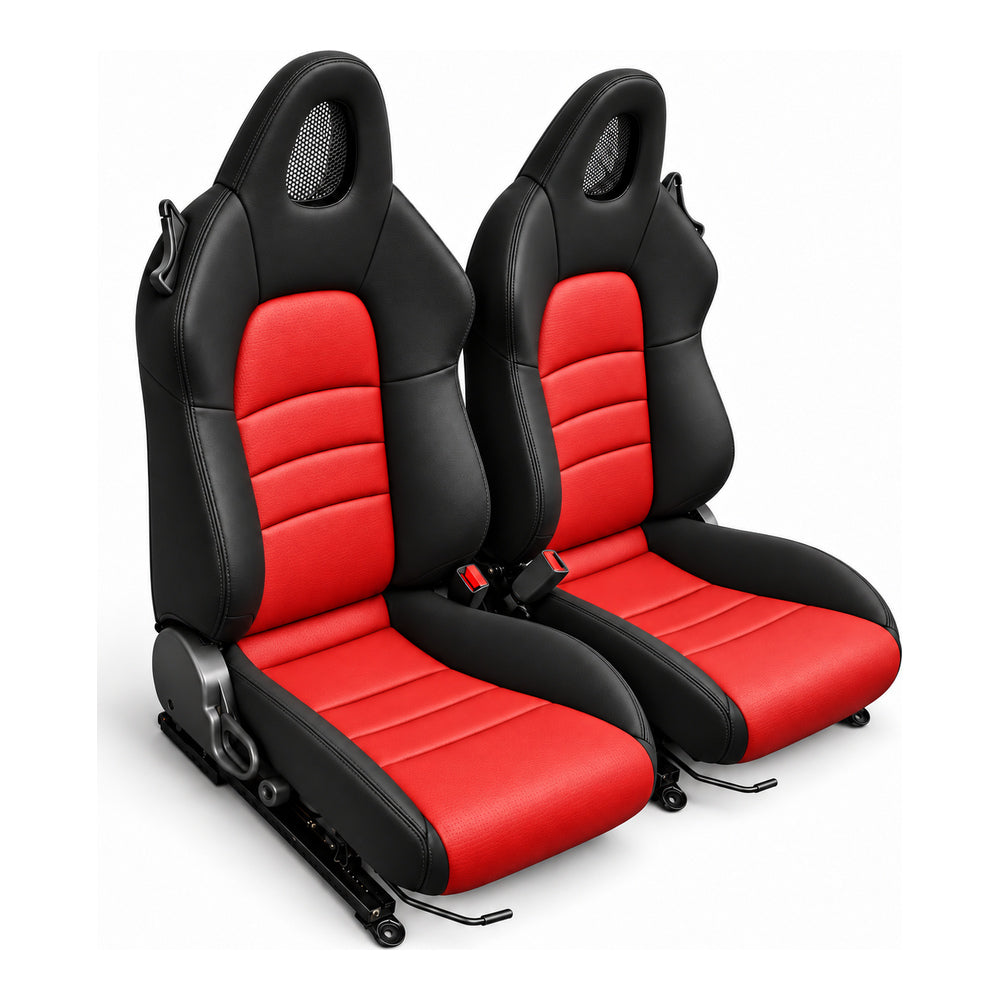 JDMuscle [00-05 S2000] OEM+ Custom Seats (JDM-S2K-SEAT#BSBSB)