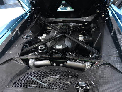 Carbonado 2011-2016 Lamborghini Aventador LP700 Coupe Carbon Fiber Engine Bay Cover Interior Replacement