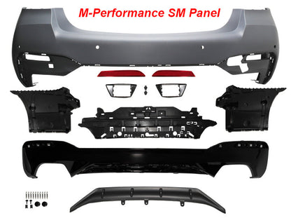 Parachoques trasero con cubiertas PDC para BMW G30 LCI 2021-2023 de Innovative Motorsports 