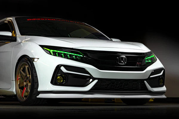 Faros delanteros RGB de la serie Gamma de OLM - Honda Civic 2016-2021