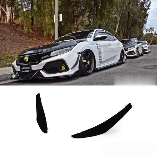 Aeroflow Dynamics V1 Canards (2017-2021 Honda Civic Hatchback, Si Coupe, Si Sedan)