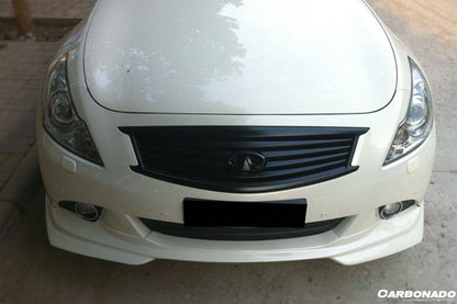 Borde delantero estilo JP para Infiniti G25 G37 Sedán Carbonado 2010-2013