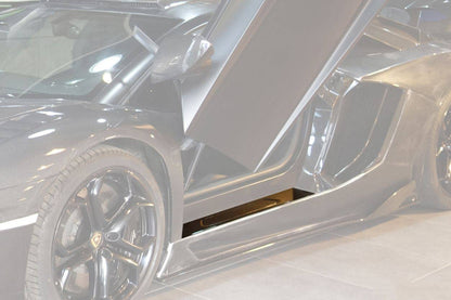 Tapas de placa de puerta de fibra de carbono estilo OEM para Lamborghini Aventador LP700 Coupé Roadster Carbonado 2011-2016