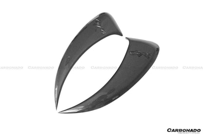 Tomas de aire laterales estilo Porsche 981 Boxster Cayman GT4 Carbonado 2012-2016