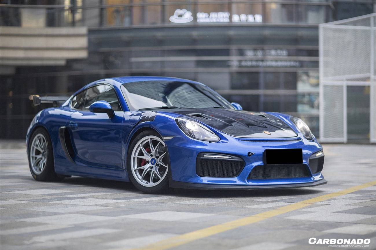 Carbonado 2012-2016 Porsche 981 Boxster | Cayman GT4 Style Front Bumper
