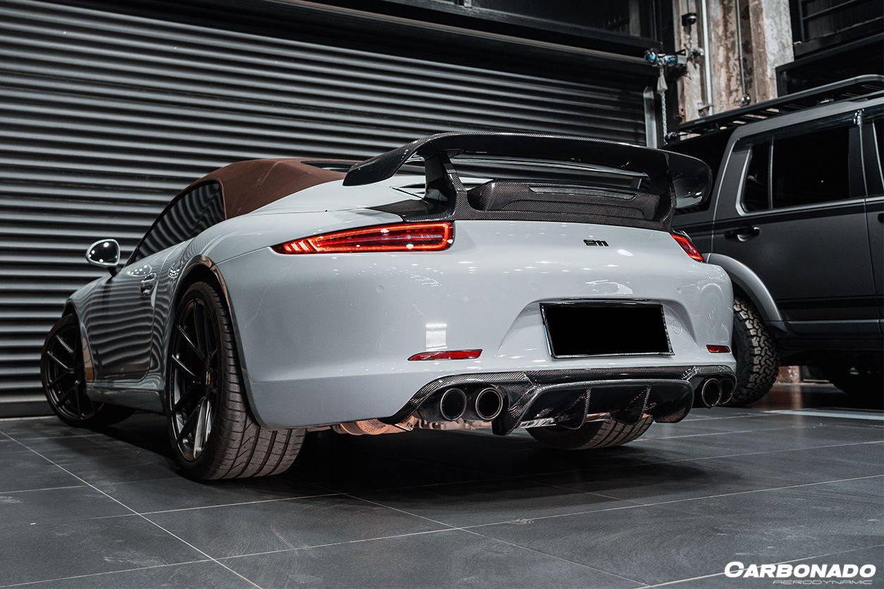 Alerón para maletero estilo Carbonado 2012-2015 Porsche 911 991.1 Carrera S 4S TA