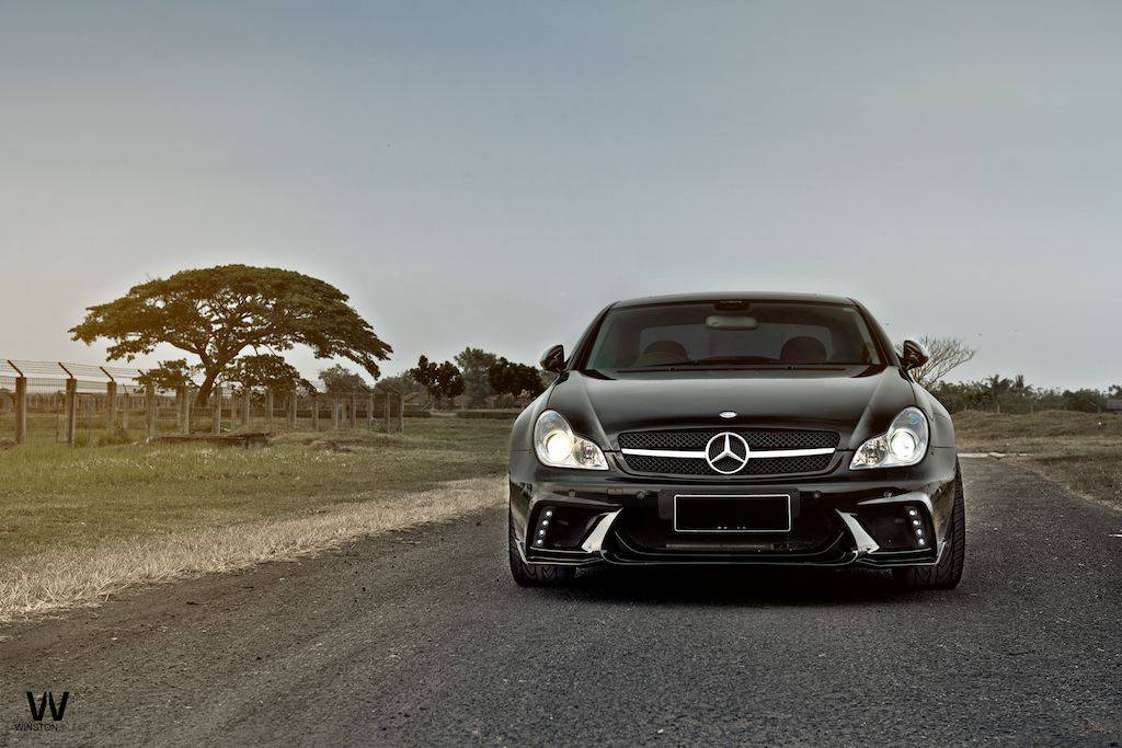 Carbonado 2005-2009 Mercedes Benz W219 Cls Class WD Style Front Bumper with led