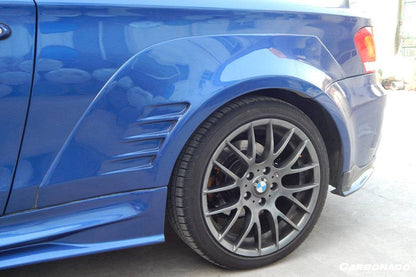 Carbonado 2008-2013 BMW 1 Series E82 E88 1M Style Side Skirts   Wide Rear Fender Flare body kit