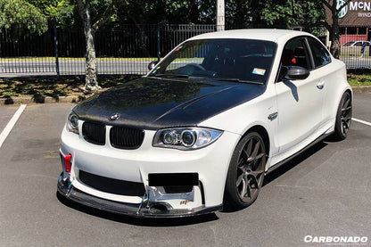 Carbonado 2008-2013 BMW 1 Series E82 E88 1M Style Side Skirts   Wide Rear Fender Flare body kit