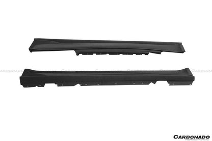 Carbonado 2008-2013 BMW 1 Series E82 E88 1M Style Side Skirts   Wide Rear Fender Flare body kit