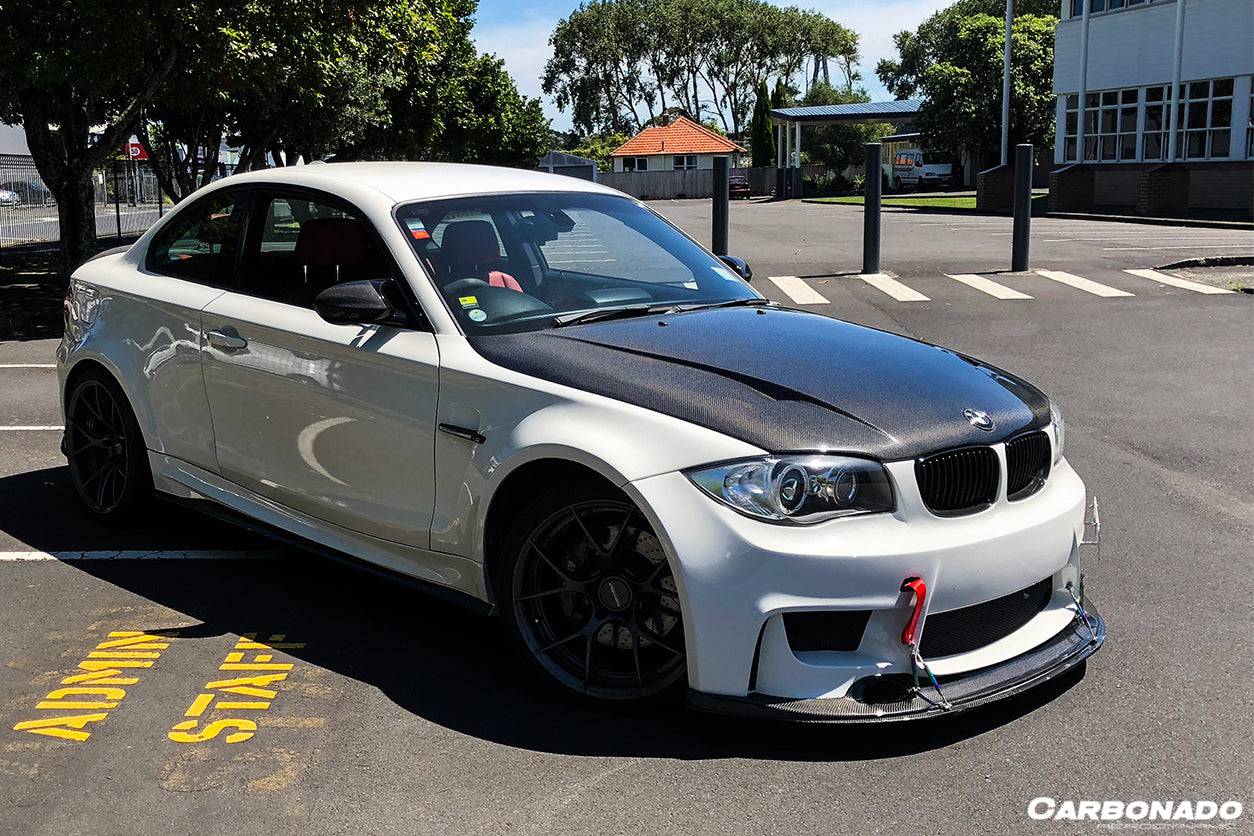 Carbonado 2008-2013 BMW 1 Series E82 E88 1M Style Side Skirts   Wide Rear Fender Flare body kit
