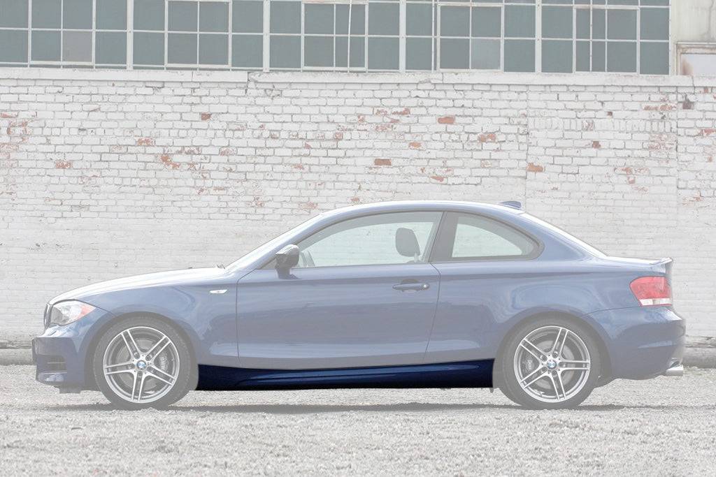 Carbonado 2011-2012 BMW 1M E82 OEM Carbon Fiber Side Skirts (Or For 1 Series Convert to 1M)