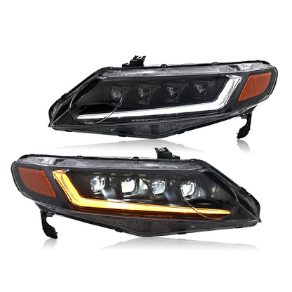 NTXGlow Headlights | 2006-2011 Honda Civic 4 Door