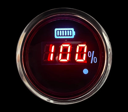 Prosport 2-1/16" Waterproof Digital Golf Cart state of Charge Meter 36/48 Volt