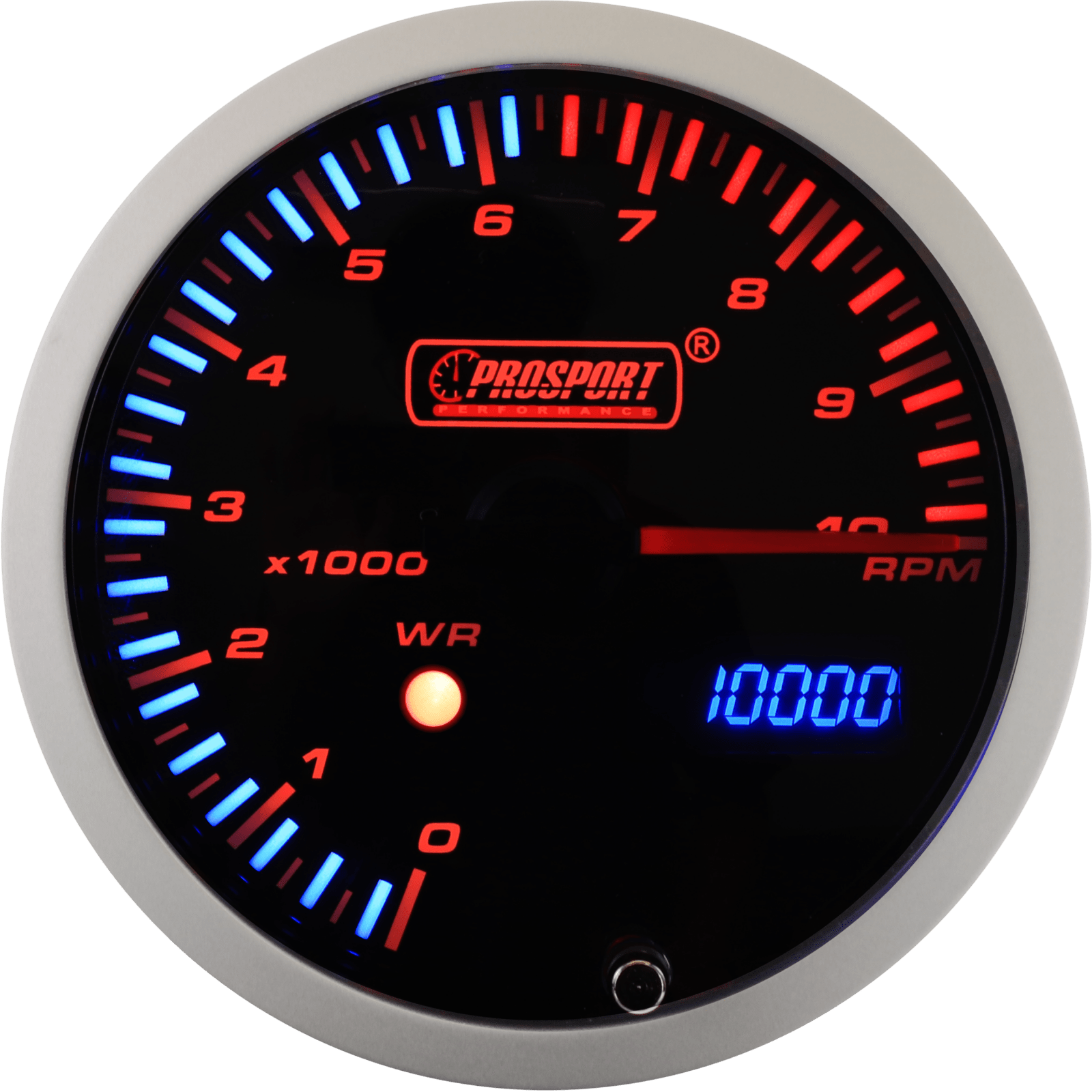 Prosport 3 - 1/3" JDM Electrical Tachometer With Peak/Warning - 2