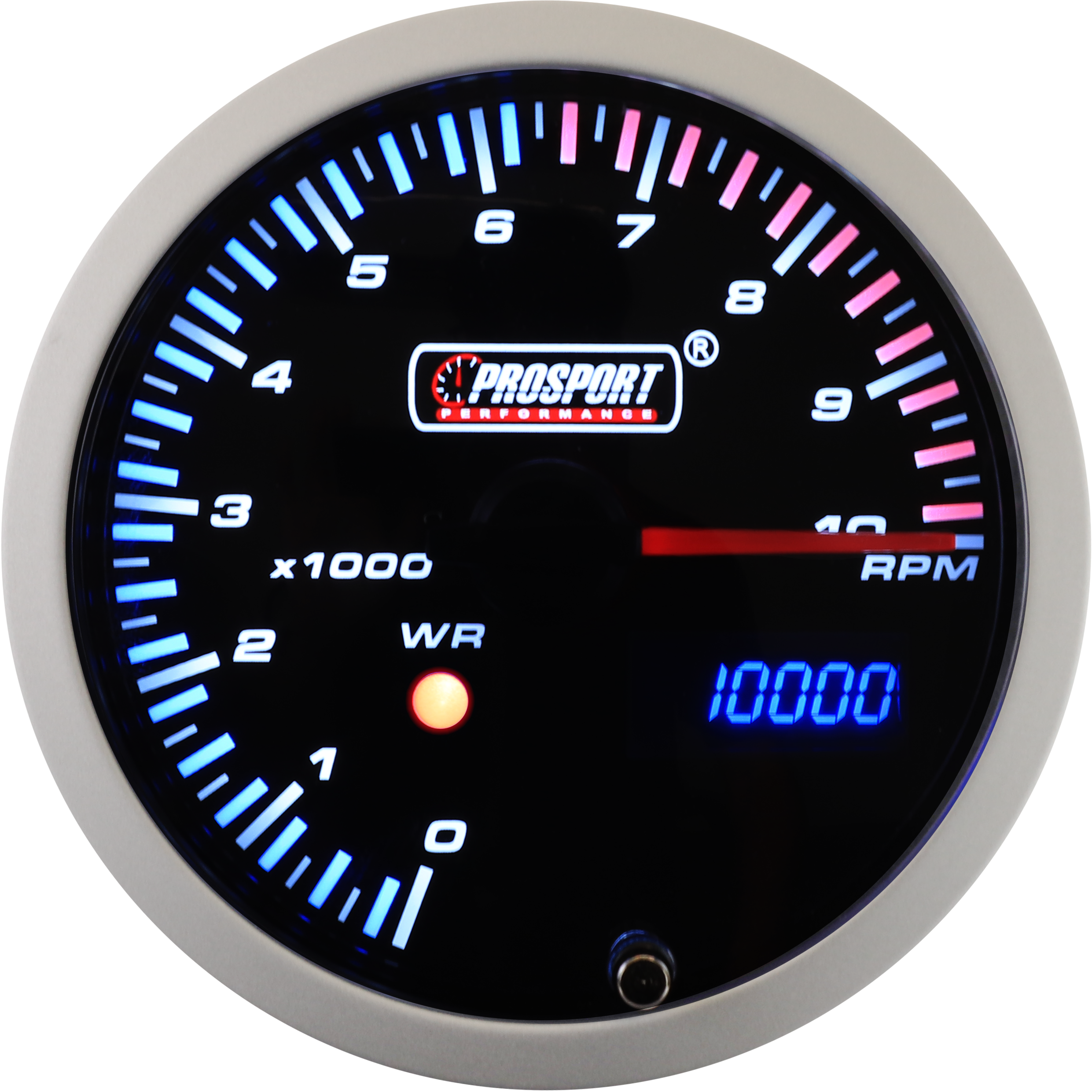 Prosport 3-1/3" JDM Electrical Tachometer With Peak/Warning