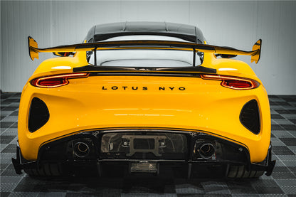 Carbonado 2021-2024 Lotus Emira NYO MNK Style Dry Carbon Fiber Rear Diffuser Lip