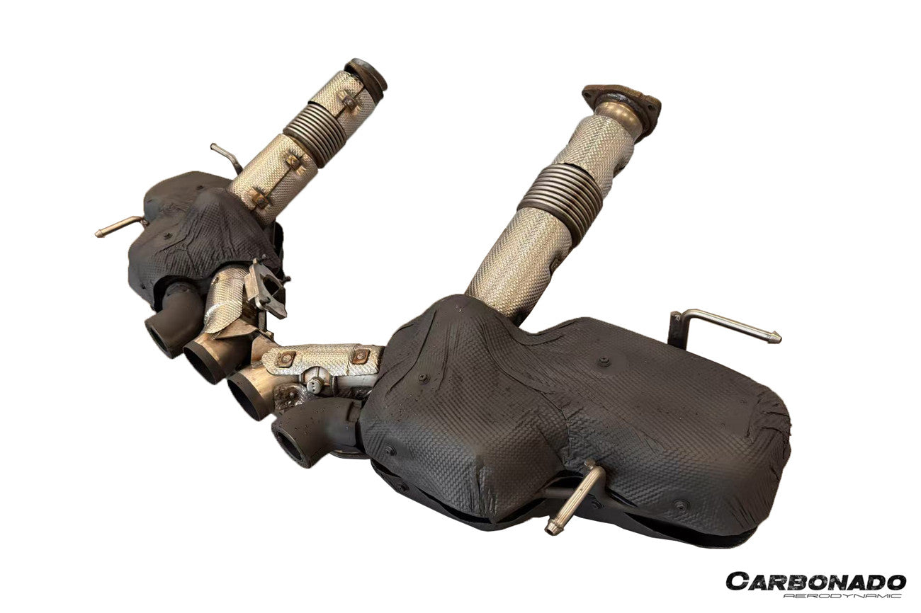 Carbonado 2020-2026 Corvette C8 Stingray Z06 Style Rear Bumper with Exhaust System