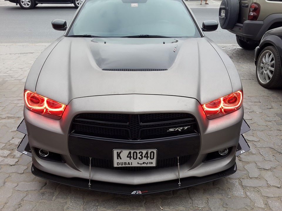 APR Carbon Fiber  Front Wind Splitter (2011-2014 Dodge Charger SRT-8)