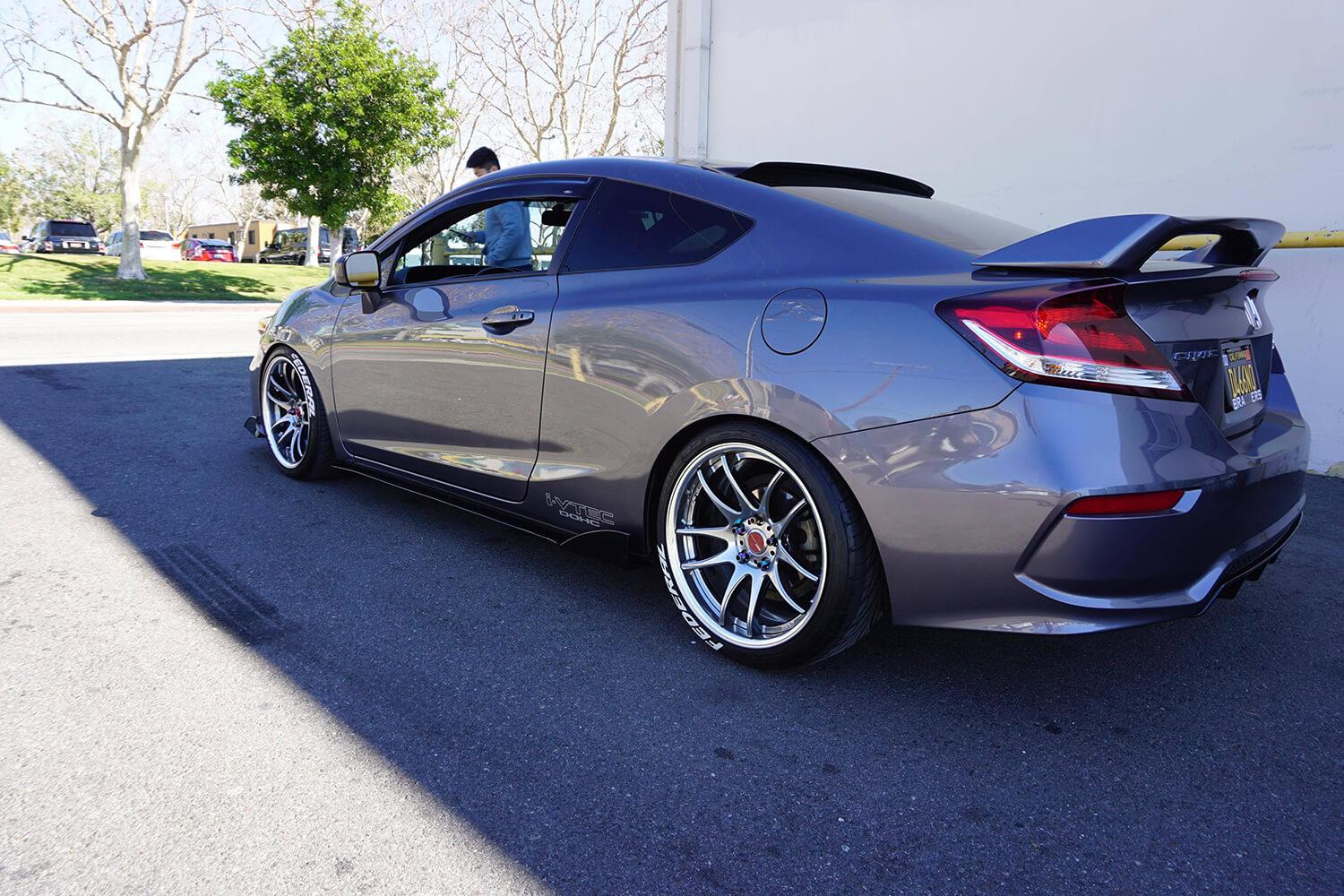 Extensión de faldón lateral Aeroflow Dynamics V2 (Honda Civic Si Coupé 2012-2015)