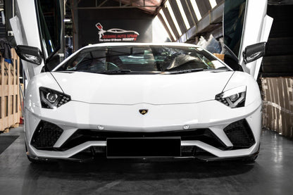 Carbonado Aero Autoclave Carbon Fiber Front Lip Carbonado OEM | 2017-2021 Lamborghini Aventador LP740 Coupe/Roadster