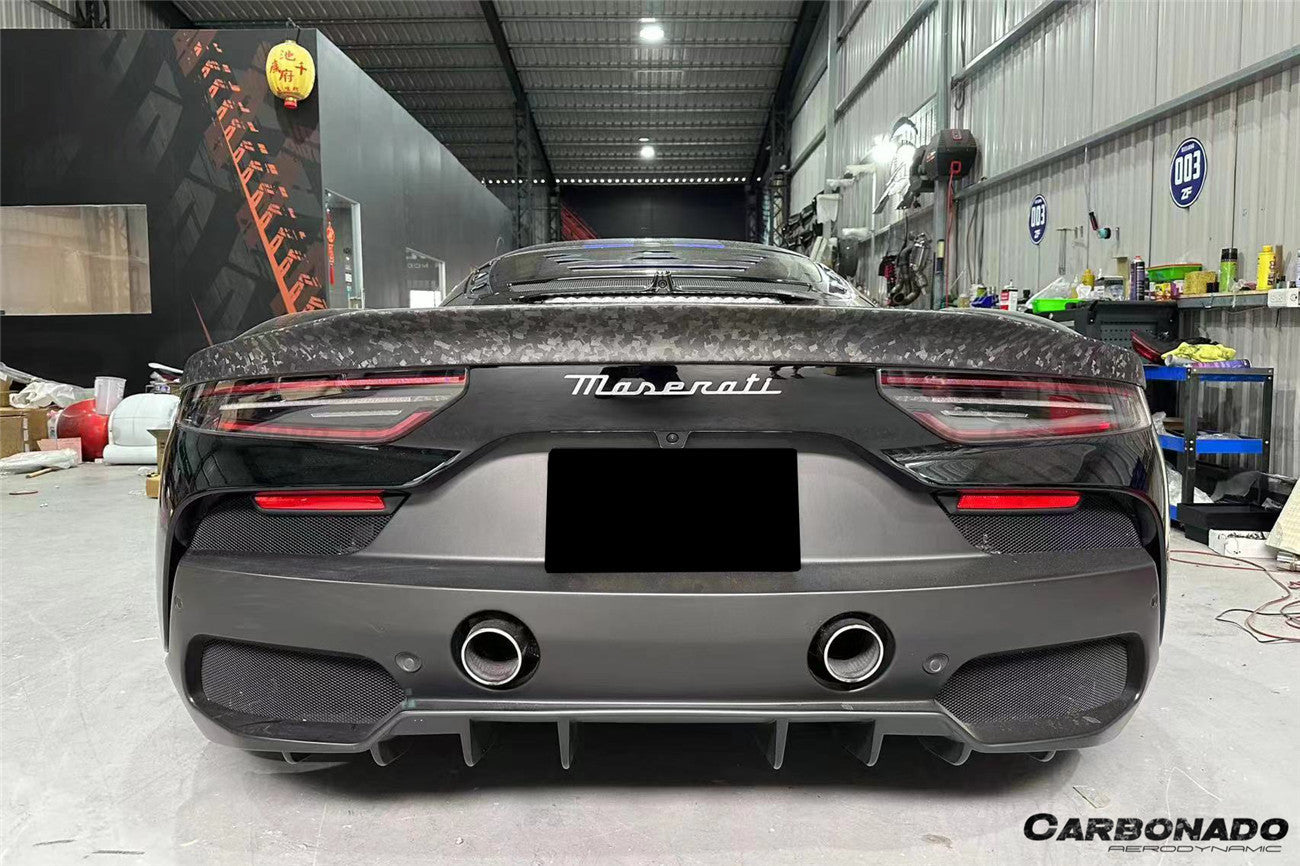 Carbonado 2020-2024 Maserati MC20 SVD Style Dry Carbon Fiber Trunk Spoiler Wing