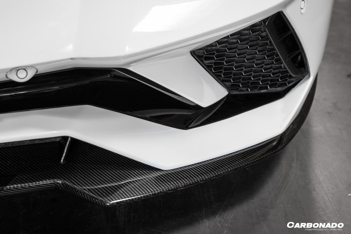 Carbonado Aero Autoclave Carbon Fiber Front Lip Carbonado OEM | 2017-2021 Lamborghini Aventador LP740 Coupe/Roadster