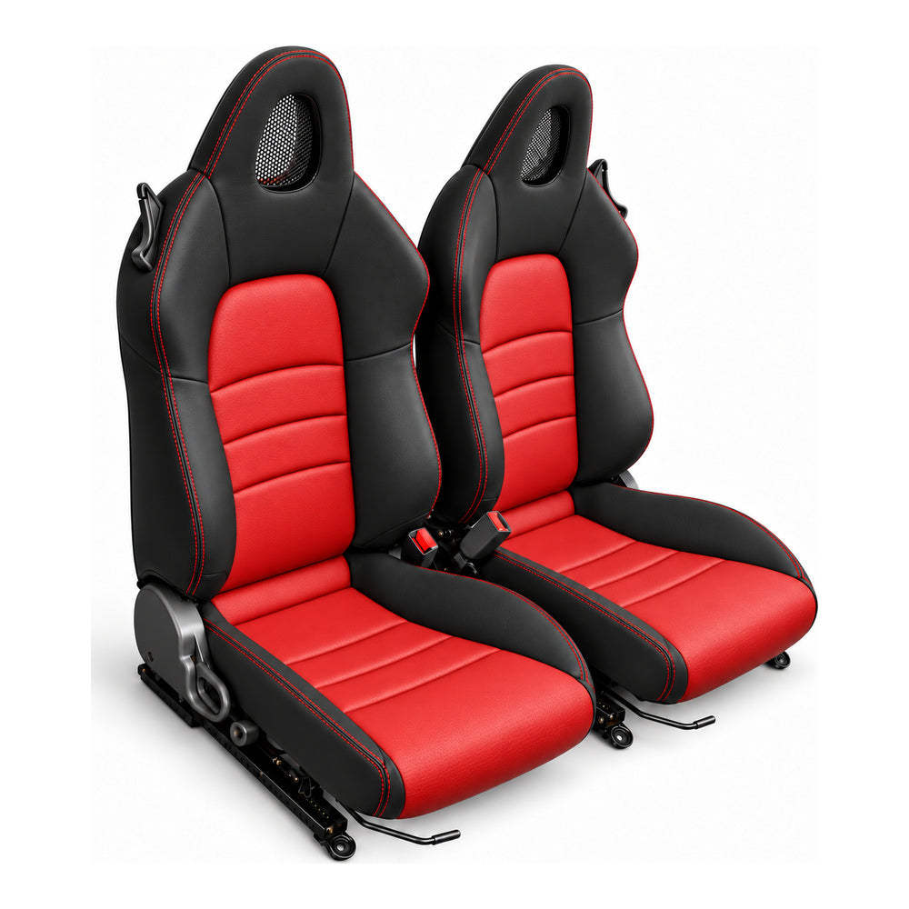 JDMuscle [00-05 S2000] OEM+ Custom Seats (JDM-S2K-SEAT#BSBSB)