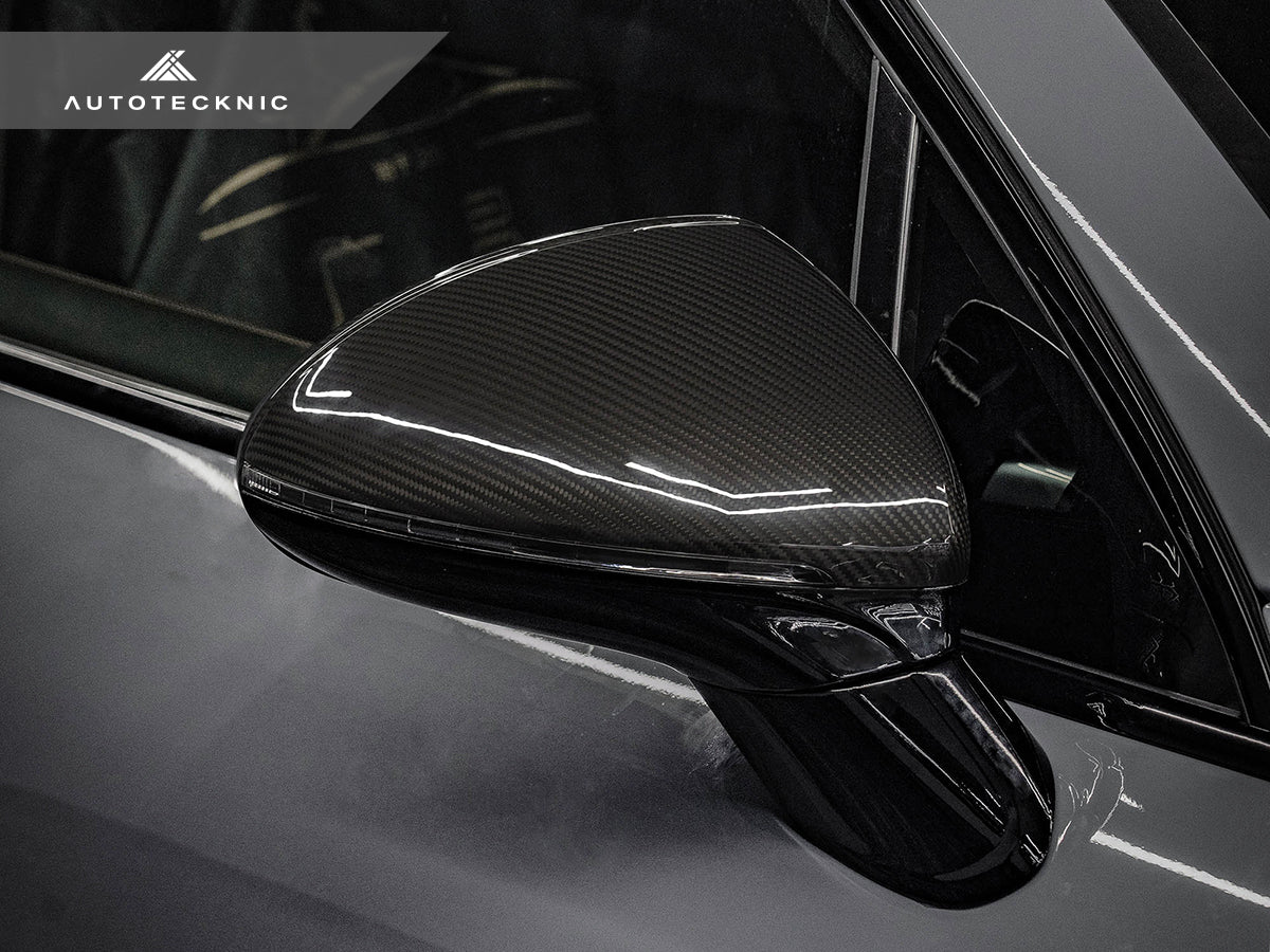 Cubiertas de repuesto de carbono seco para espejos retrovisores AutoTecknic - Porsche 958.2 Cayenne