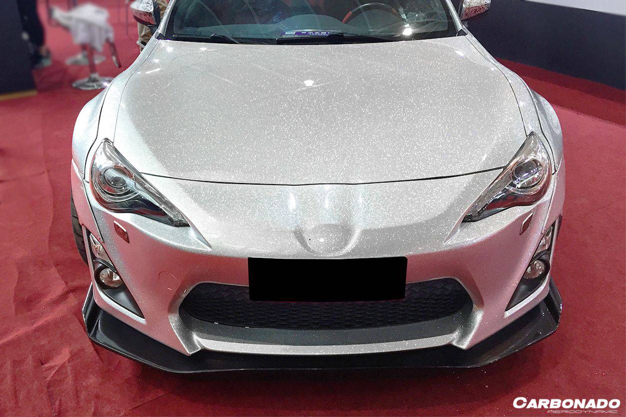 Borde delantero de fibra de carbono estilo Scion FRS y Toyota GT86 RBY1 Carbonado 2012-2016
